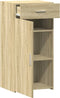 vidaXL - Dressoir - 45x42,5x93 - cm - bewerkt - hout - sonoma - eikenkleurig
