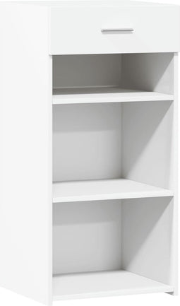 vidaXL - Dressoir - 45x42,5x93 - cm - bewerkt - hout - wit