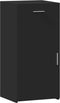 vidaXL - Dressoir - 45x42,5x93 - cm - bewerkt - hout - zwart