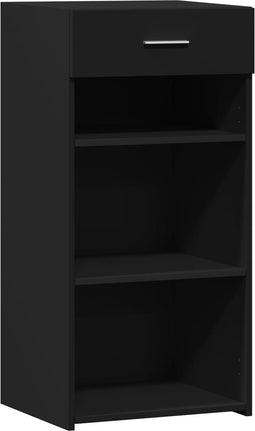 vidaXL - Dressoir - 45x42,5x93 - cm - bewerkt - hout - zwart