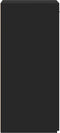 vidaXL - Dressoir - 45x42,5x93 - cm - bewerkt - hout - zwart