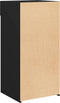 vidaXL - Dressoir - 45x42,5x93 - cm - bewerkt - hout - zwart
