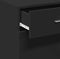 vidaXL - Dressoir - 45x42,5x93 - cm - bewerkt - hout - zwart