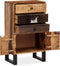 vidaXL - Dressoir - 50x30x86 - cm - massief - sheeshamhout