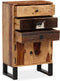vidaXL - Dressoir - 50x30x86 - cm - massief - sheeshamhout