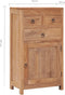 vidaXL - Dressoir - 50x30x90 - cm - massief - teakhout