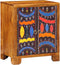 vidaXL - Dressoir - 50x35x60 - massief - acaciahout - veelkleurig