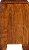 vidaXL - Dressoir - 50x35x60 - massief - acaciahout - veelkleurig