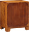 vidaXL - Dressoir - 50x35x60 - massief - acaciahout - veelkleurig