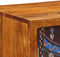 vidaXL - Dressoir - 50x35x60 - massief - acaciahout - veelkleurig