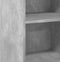 vidaXL - Dressoir - 50x41x93 - cm - bewerkt - hout - betongrijs