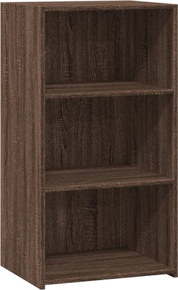 vidaXL - Dressoir - 50x41x93 - cm - bewerkt - hout - bruin - eikenkleurig