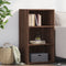 vidaXL - Dressoir - 50x41x93 - cm - bewerkt - hout - bruin - eikenkleurig