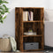 vidaXL - Dressoir - 50x41x93 - cm - bewerkt - hout - gerookt - eikenkleurig