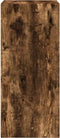 vidaXL - Dressoir - 50x41x93 - cm - bewerkt - hout - gerookt - eikenkleurig