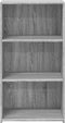 vidaXL - Dressoir - 50x41x93 - cm - bewerkt - hout - grijs - sonoma - eikenkleurig