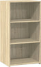 vidaXL - Dressoir - 50x41x93 - cm - bewerkt - hout - sonoma - eikenkleurig