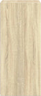 vidaXL - Dressoir - 50x41x93 - cm - bewerkt - hout - sonoma - eikenkleurig