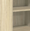 vidaXL - Dressoir - 50x41x93 - cm - bewerkt - hout - sonoma - eikenkleurig