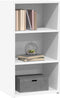 vidaXL - Dressoir - 50x41x93 - cm - bewerkt - hout - wit