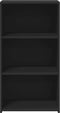vidaXL - Dressoir - 50x41x93 - cm - bewerkt - hout - zwart