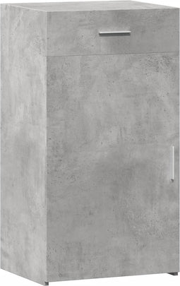 vidaXL - Dressoir - 50x42,5x93 - cm - bewerkt - hout - betongrijs