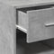 vidaXL - Dressoir - 50x42,5x93 - cm - bewerkt - hout - betongrijs