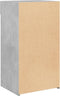 vidaXL - Dressoir - 50x42,5x93 - cm - bewerkt - hout - betongrijs