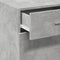vidaXL - Dressoir - 50x42,5x93 - cm - bewerkt - hout - betongrijs