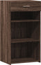 vidaXL - Dressoir - 50x42,5x93 - cm - bewerkt - hout - bruin - eikenkleur
