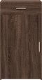 vidaXL - Dressoir - 50x42,5x93 - cm - bewerkt - hout - bruin - eikenkleur