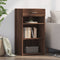 vidaXL - Dressoir - 50x42,5x93 - cm - bewerkt - hout - bruin - eikenkleur