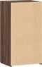vidaXL - Dressoir - 50x42,5x93 - cm - bewerkt - hout - bruin - eikenkleur