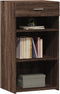 vidaXL - Dressoir - 50x42,5x93 - cm - bewerkt - hout - bruin - eikenkleur