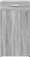 vidaXL - Dressoir - 50x42,5x93 - cm - bewerkt - hout - grijs - sonoma - eikenkleurig