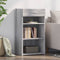 vidaXL - Dressoir - 50x42,5x93 - cm - bewerkt - hout - grijs - sonoma - eikenkleurig