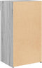 vidaXL - Dressoir - 50x42,5x93 - cm - bewerkt - hout - grijs - sonoma - eikenkleurig
