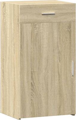 vidaXL - Dressoir - 50x42,5x93 - cm - bewerkt - hout - sonoma - eikenkleurig