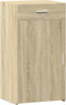 vidaXL - Dressoir - 50x42,5x93 - cm - bewerkt - hout - sonoma - eikenkleurig