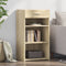 vidaXL - Dressoir - 50x42,5x93 - cm - bewerkt - hout - sonoma - eikenkleurig
