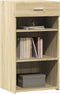 vidaXL - Dressoir - 50x42,5x93 - cm - bewerkt - hout - sonoma - eikenkleurig