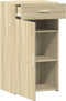 vidaXL - Dressoir - 50x42,5x93 - cm - bewerkt - hout - sonoma - eikenkleurig