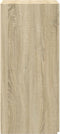 vidaXL - Dressoir - 50x42,5x93 - cm - bewerkt - hout - sonoma - eikenkleurig