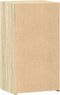 vidaXL - Dressoir - 50x42,5x93 - cm - bewerkt - hout - sonoma - eikenkleurig