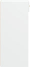 vidaXL - Dressoir - 50x42,5x93 - cm - bewerkt - hout - wit