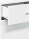 vidaXL - Dressoir - 50x42,5x93 - cm - bewerkt - hout - wit