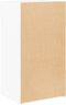 vidaXL - Dressoir - 50x42,5x93 - cm - bewerkt - hout - wit