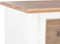 vidaXL - Dressoir - 54x30x80 - cm - massief - hout - wit