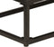 vidaXL - Dressoir - 55x30x76 - cm - massief - mangohout - en - ijzer - zwart