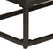 vidaXL - Dressoir - 55x30x76 - cm - massief - mangohout - en - ijzer - zwart